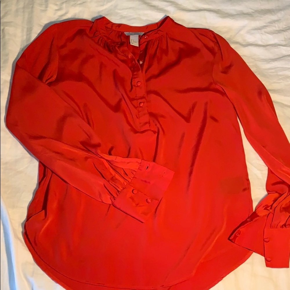 Long sleeve H&M blouse.